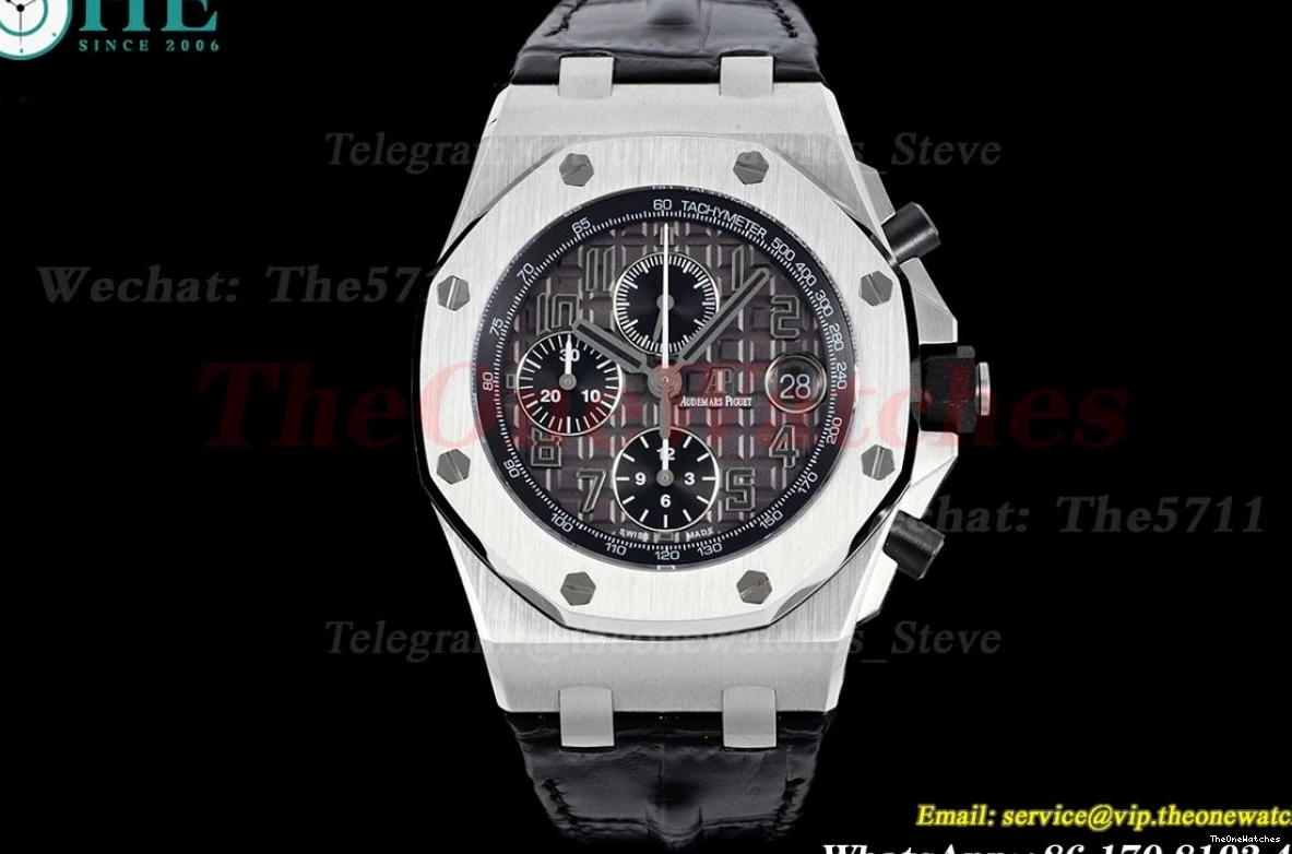 42mm APF Oak Offshore Royal A3126 LE Grey SS Num 0301